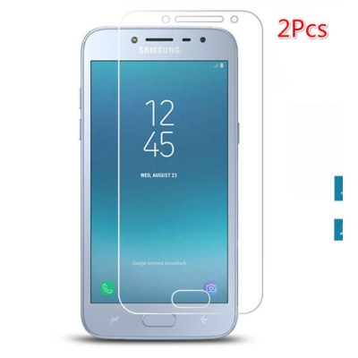 Picture of 2Pcs Glass For Samsung Galaxy J2 2018 Screen Protector Full Water Color Transparent Tempered Glass