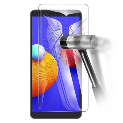 Picture of 2Pcs Glass For Samsung Galaxy A01 core Screen Protector Full Water Color Transparent Tempered Glass