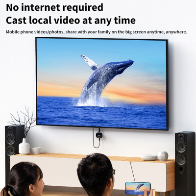 Baseus  Meteorite Shimmer Wireless Display Dongle Adapter（2.4G+4K@30Hz） AR Trading Official Storeonline shop bangladeshothoba.com