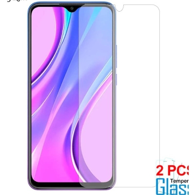 Picture of 2Pcs Glass For Xiaomi Redmi 9t Screen Protector Full Water Color Transparent Tempered Glass