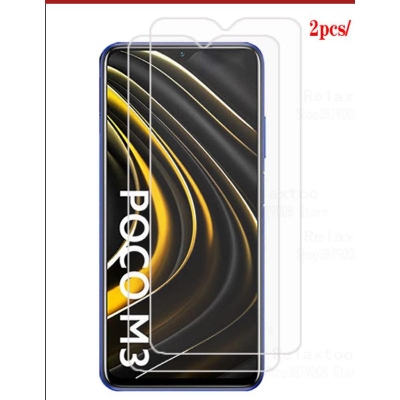 Picture of 2Pcs Glass For Xiaomi Poco F1 Screen Protector Full Water Color Transparent Tempered Glass
