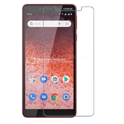 Picture of 2Pcs Glass For Nokia 1 Plus Screen Protector Full Water Color Transparent Tempered Glass