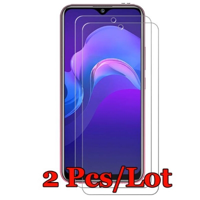 Picture of 2Pcs Glass For Vivo Y17 Screen Protector Full Water Color Transparent Tempered Glass