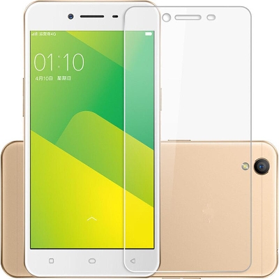 Picture of 2Pcs Glass For Oppo A37 Screen Protector Full Water Color Transparent Tempered Glass