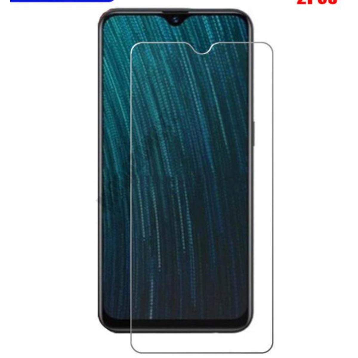 Picture of 2Pcs Glass For Oppo A5s Screen Protector Full Water Color Transparent Tempered Glass