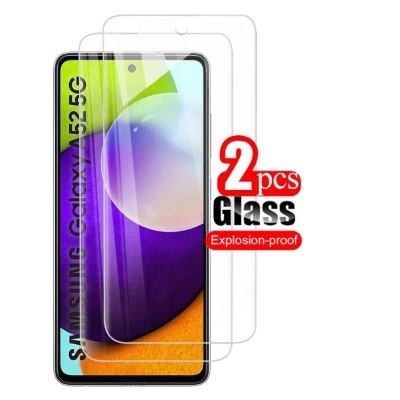 Picture of 2Pcs Glass For Oppo A52 Screen Protector Full Water Color Transparent Tempered Glass
