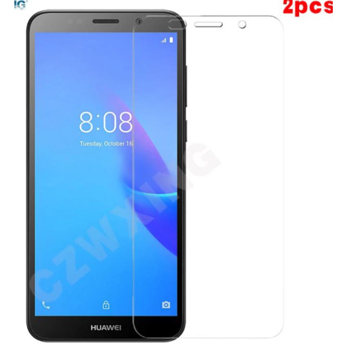 Picture of 2Pcs Glass For Huawei Y5 Lite Screen Protector Full Water Color Transparent Tempered Glass
