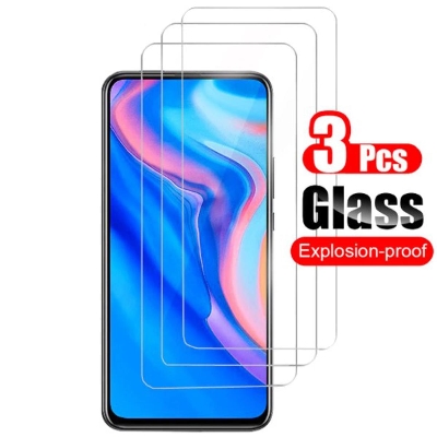 Picture of 2Pcs Glass For Huawei Y9 Prime 2019 Screen Protector Full Water Color Transparent Tempered Glass