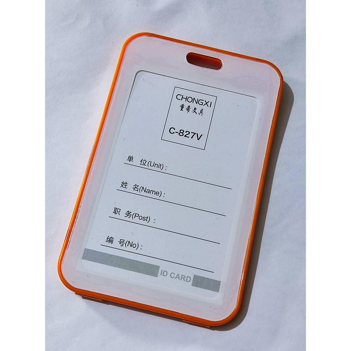 Picture of Id Card soft platstic frame white and blue -C827V