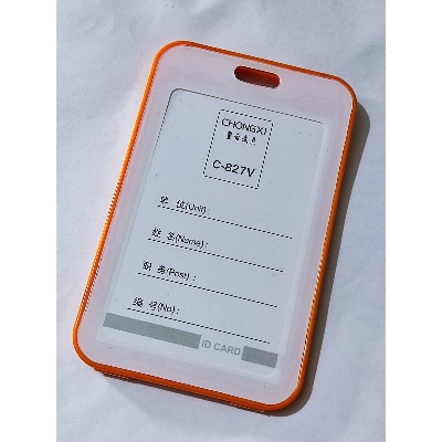 Picture of Id Card soft platstic frame white and blue -C827V