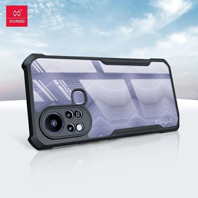 Picture of Xundd Ipaky For Infinix Hot 11 Case Shock proof Cover, Fitted Cases, Transparent Shell,
