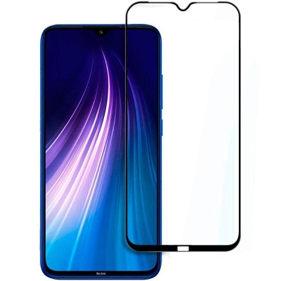 Picture of D Full Glass for Xiaomi Redmi Note 8 Pro Screen Protector 9H full black