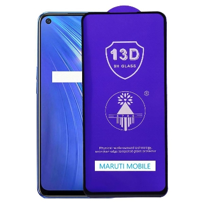 Picture of D Full Glass for Vivo Y50 Screen Protector 9H full black