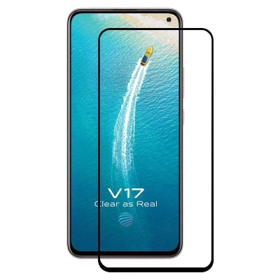 Picture of D Full Glass for Vivo V17 Screen Protector 9H full black