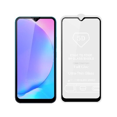 Picture of D Full Glass for Vivo Y15 Screen Protector 9H full black