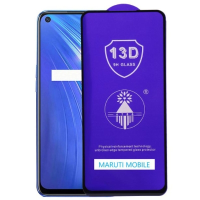 Picture of D Full Glass for Oppo F7 Screen Protector 9H full black