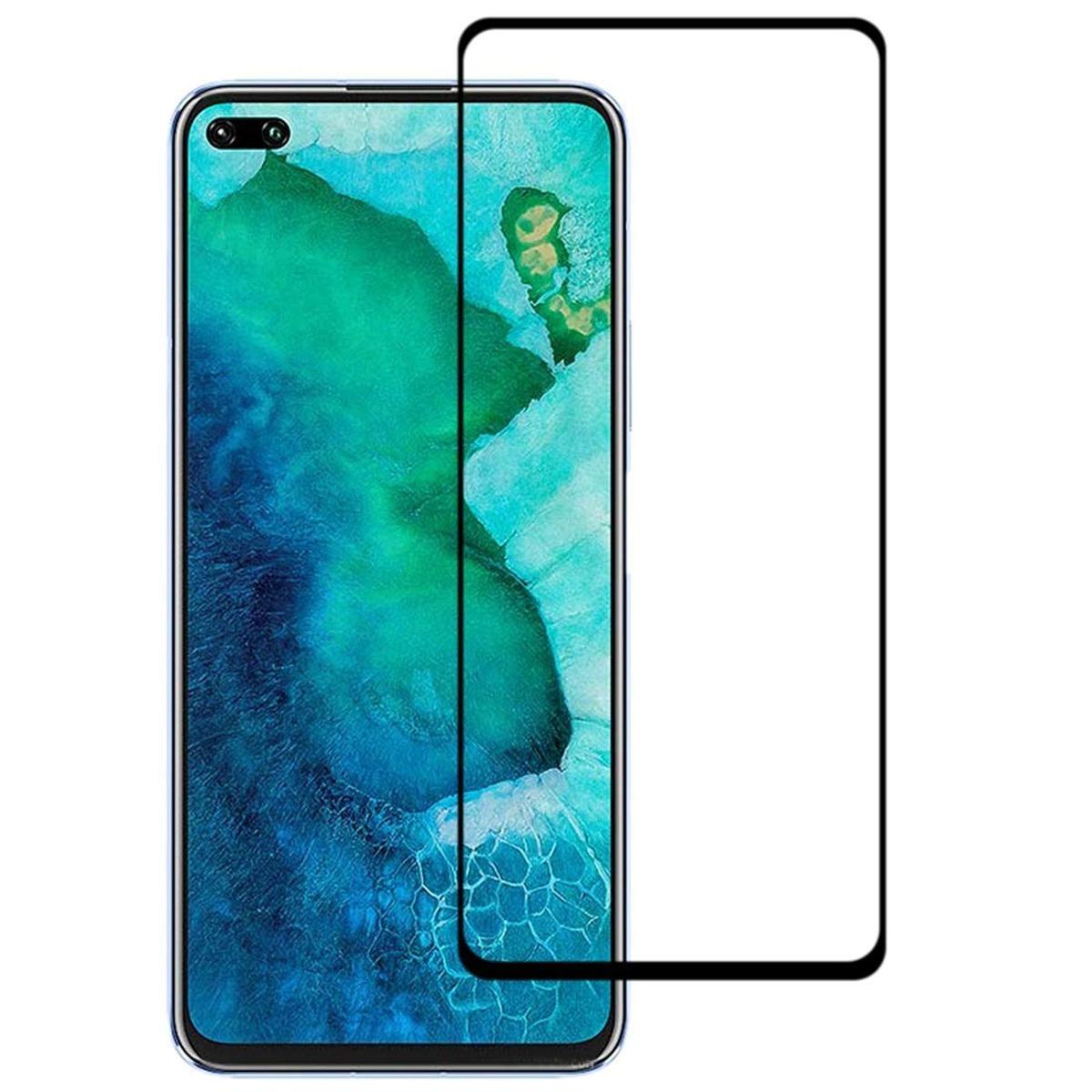 Picture of D Full Glass for Oppo F17 Screen Protector 9H full black