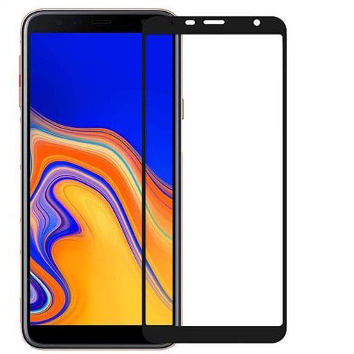 Picture of D Full Glass for Samsung Galaxy J4 Plus Screen Protector 9H full black