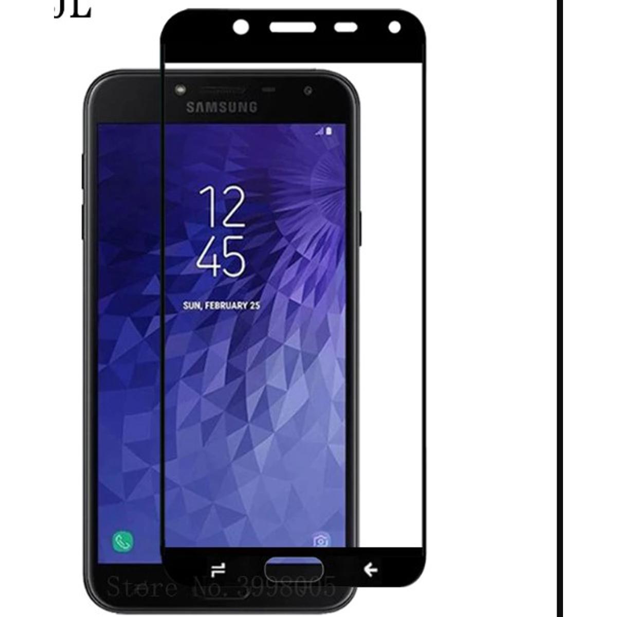 Picture of D Full Glass for Samsung Galaxy J4 Screen Protector 9H full black