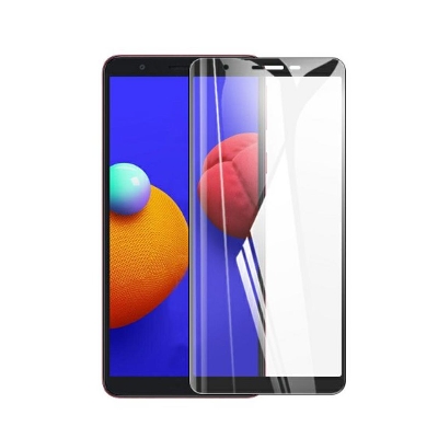 Picture of D Full Glass for Samsung Galaxy M01 Screen Protector 9H full black