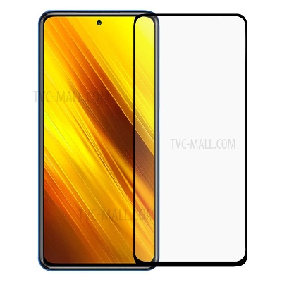 Picture of 2pcs D Full Glass for Xiaomi Poco X3 Screen Protector 9H full black