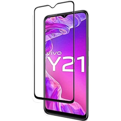 Picture of 2pcs D Full Glass for Vivo Y21 Screen Protector 9H full black