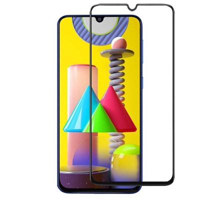Picture of 2pcs D Full Glass for Samsung Galaxy M21 Screen Protector 9H full black