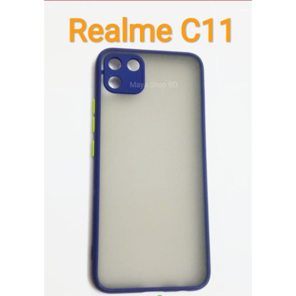 Picture of For Oppo Realme C11 Matt Case Blue Black Colour Available Picture of For Oppo Realme C11 Matt Case Blue Black Colour Available