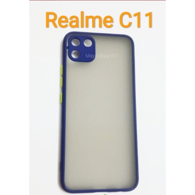 Picture of For Oppo Realme C11 Matt Case Blue Black Colour Available Picture of For Oppo Realme C11 Matt Case Blue Black Colour Available