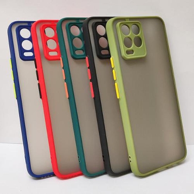 Picture of For Oppo Realme 8 Matt Case Blue Black Colour Available