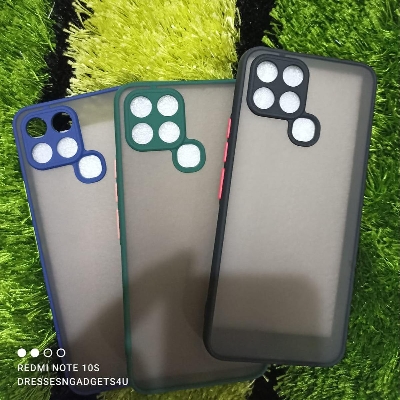 Picture of For Infinix Smart 6 Matt Case Blue Black Colour Available