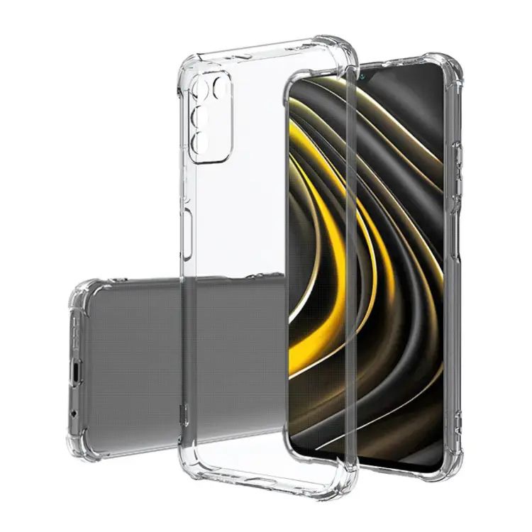 Picture of Back Case For Xiaomi Poco M3 Transparent Cover Tpu Back Case