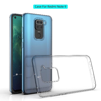 Picture of Back Case For Xiaomi Redmi Note 9 Transparent Cover Tpu Back Case - Phone Back Cover