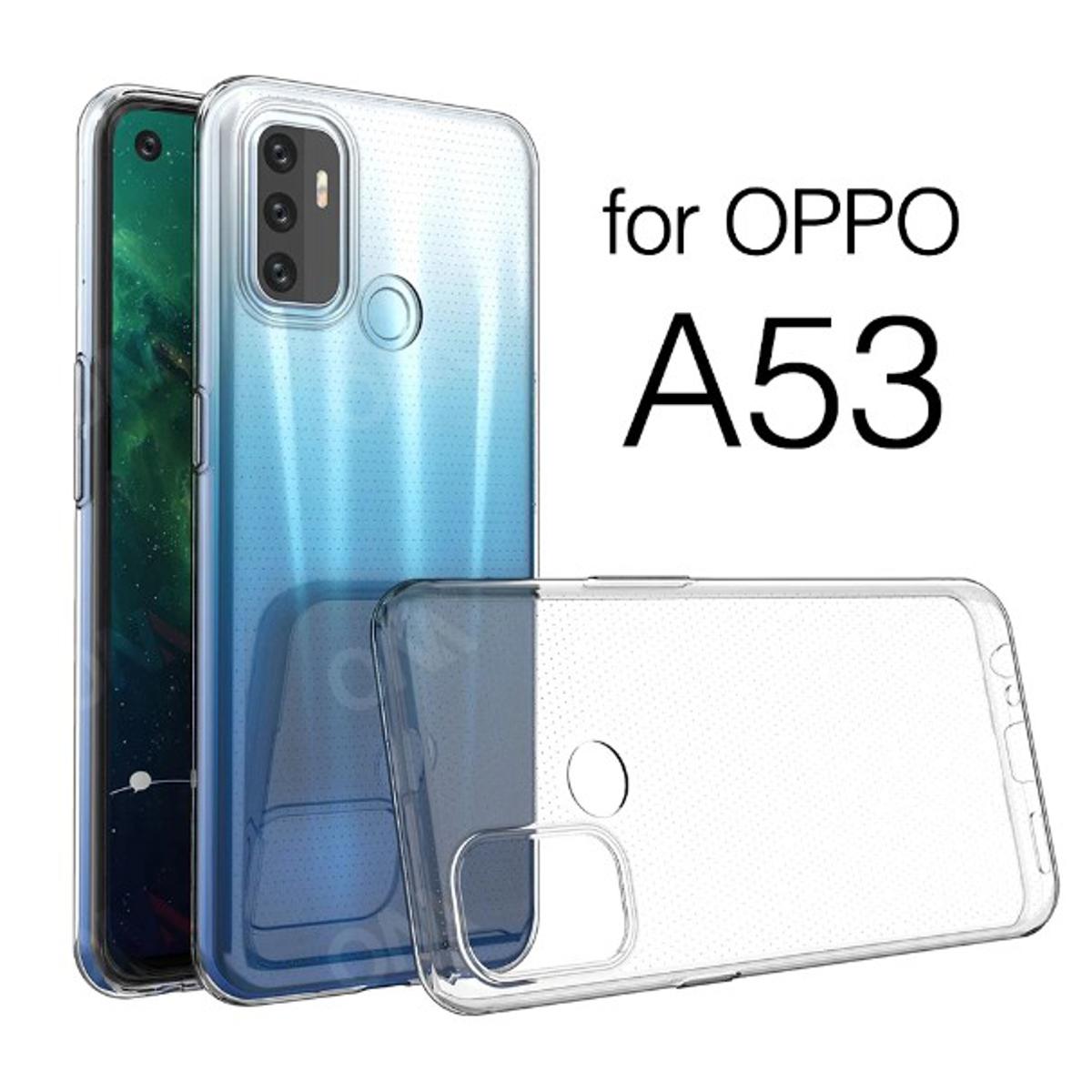Picture of Back Case For Oppo A53 Transparent Cover Tpu Back Case