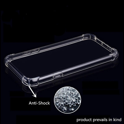Picture of For Oppo A35 2021 ultra Slim Transparent anti shock side bumper corner 4D Crystal clear camera cutting cover