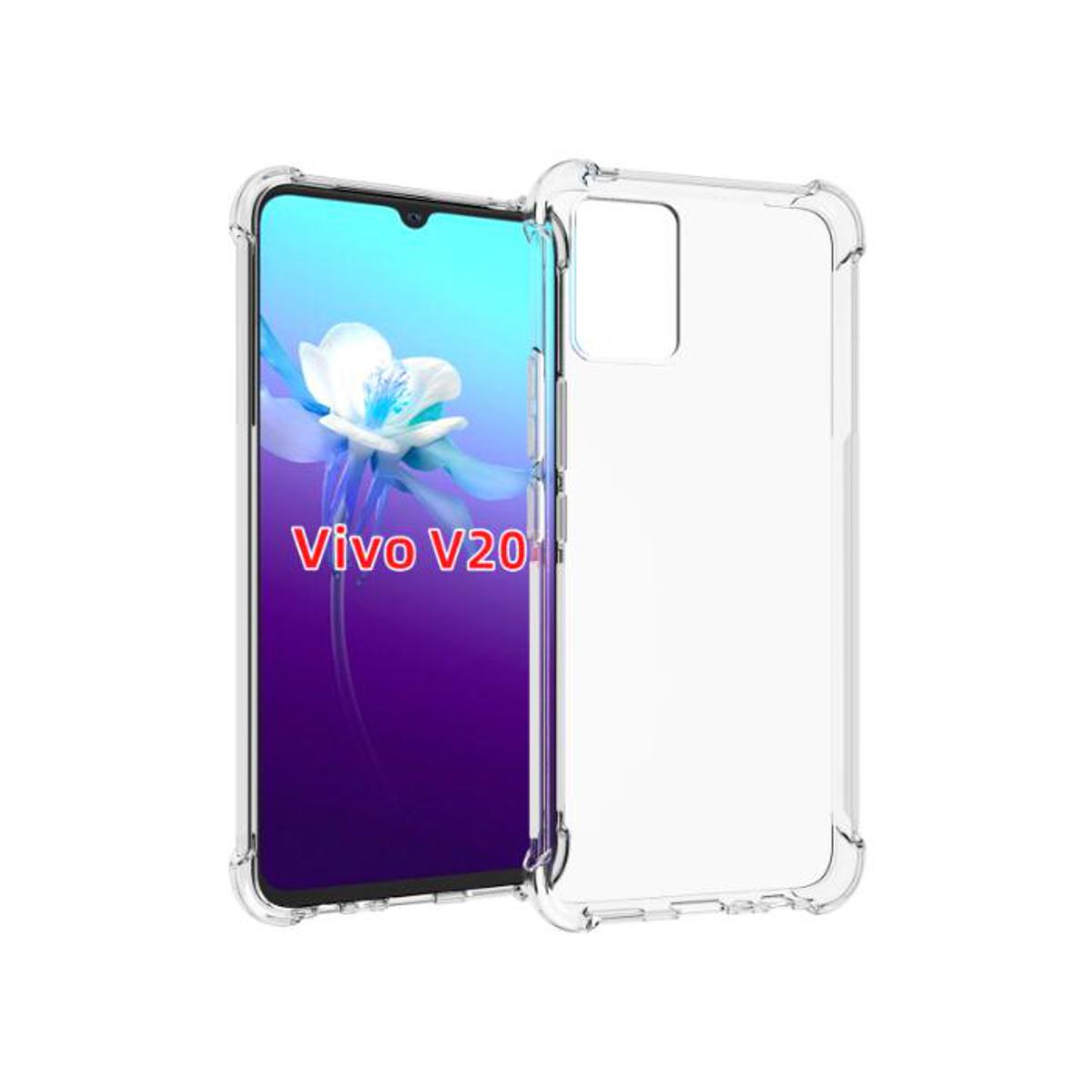 Picture of For Vivo V20 ultra Slim Transparent anti shock side bumper corner 4D Crystal clear camera cutting cover Picture of For Vivo V20 ultra Slim Transparent anti shock side bumper corner 4D Crystal clear camera cutting cover