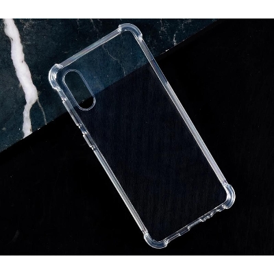 Picture of 5pcs cover For Samsung Galaxy M10s ultra Slim Transparent anti shock side bumper corner 4D Crystal clear camera cutting cover