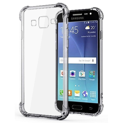 Picture of 5pcs cover For Samsung Galaxy J5 ultra Slim Transparent anti shock side bumper corner 4D Crystal clear camera cutting cover