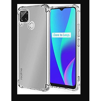 Picture of 5pcs cover For Oppo Realme Narzo 20 ultra Slim Transparent anti shock side bumper corner 4D Crystal clear camera cutting cover