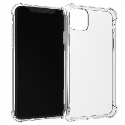 Picture of 5pcs cover For Iphone 11 Pro Max ultra Slim Transparent anti shock side bumper corner 4D Crystal clear camera cutting cover