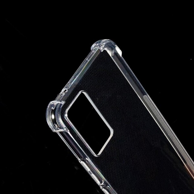 Picture of 5pcs cover For Oppo Reno 4 Lite ultra Slim Transparent anti shock side bumper corner 4D Crystal clear camera cutting cover