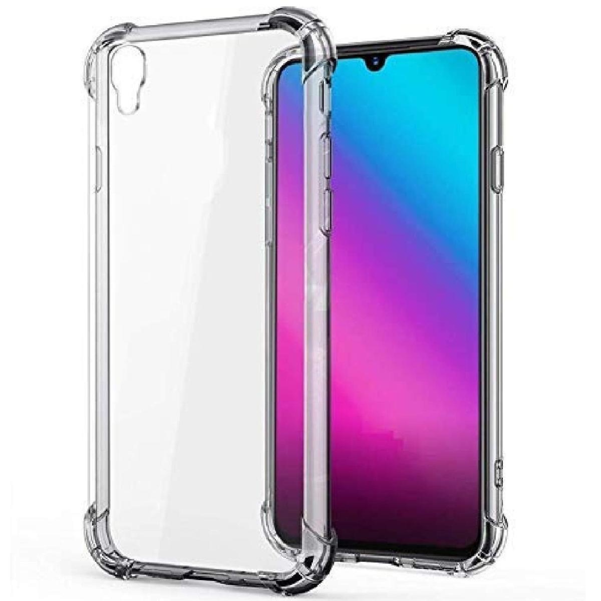 Picture of 5pcs cover For Vivo Y91i ultra Slim Transparent anti shock side bumper corner 4D Crystal clear camera cutting cover
