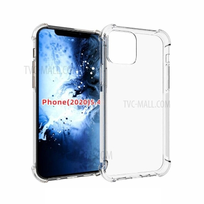 Picture of 10 pcs wholesale cover For Iphone 12 ultra Slim Transparent anti shock side bumper corner 4D Crystal clear camera cutting cover