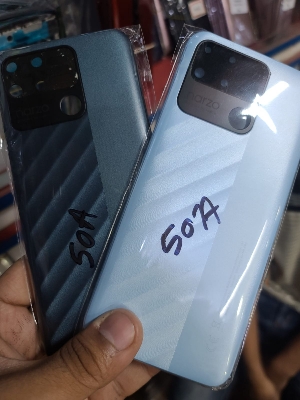 Picture of For Oppo Realme Narzo 50A Housing Frame with Battery Cover Replacement Back Battery Cover  Glass Case - Mobile Phone - Phone