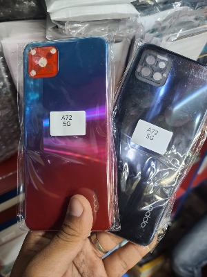 Picture of For Oppo A72 5G Housing Frame with Battery Cover Replacement Back Battery Cover  Glass Case - Mobile Phone - Phone