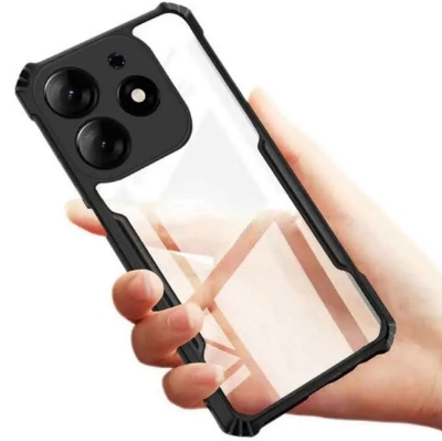 Picture of For Techno Spark 20 Pro Back Cover Xundd Case Edge-Reinforced Shockproof Hard Transparent Phone Cover