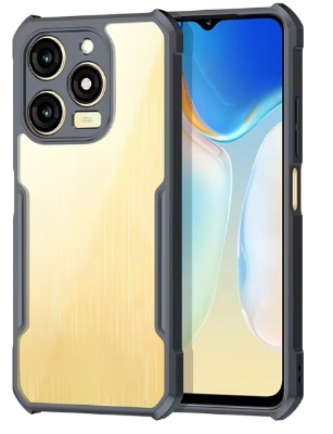 Picture of For Itel A70 Back Cover Xundd Case Edge-Reinforced Shockproof Hard Transparent Phone Cover