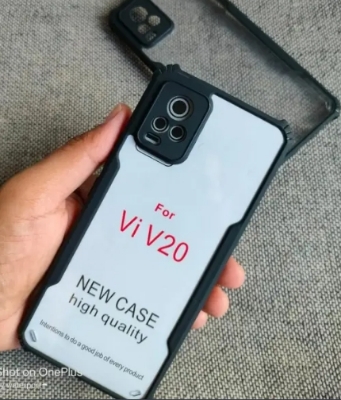 Picture of For Vivo Y20 Back Cover Xundd Case Edge-Reinforced Shockproof Hard Transparent Phone Cover