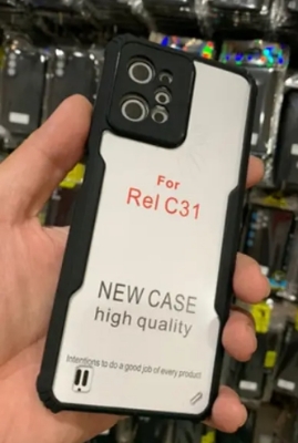 Picture of For Oppo Realme C31 Back Cover Xundd Case Edge-Reinforced Shockproof Hard Transparent Phone Cover