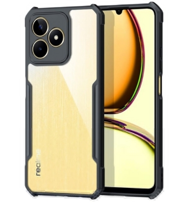 Picture of For Oppo Realme C51 Back Cover Xundd Case Edge-Reinforced Shockproof Hard Transparent Phone Cover